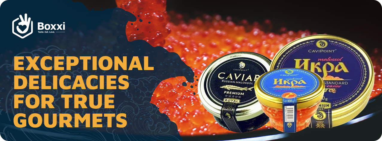 Banner - Caviar and roe